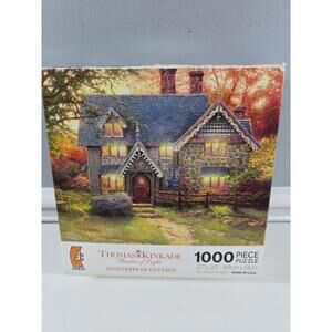 Thomas Kinkade 1000 Piece Puzzle Gingerbread Cottage